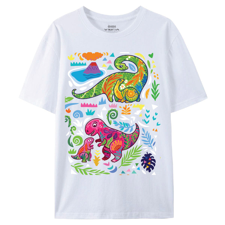 PLAYERA DINO FAMILY - Tallas 2 a 6